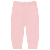Conjunto Body e Calça Algodão Egípcio Flores Bordadas Mini&co