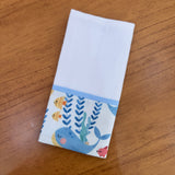 Kit Encanto 4 Peças: Fraldas de Boca e Fralda de Ombro - Fundo do Mar