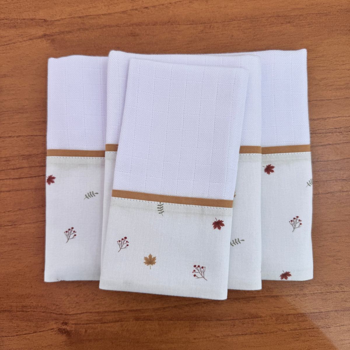 Kit Enxoval Passeio 3 Peças – Folhas de Outono