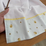 Fralda de Ombro Premium 100% Algodão - Abelhas e Colmeias