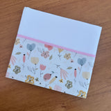 Kit Essencial 5 Peças: Fraldas de Boca, Fralda de Ombro e Fralda Multiuso - Floral