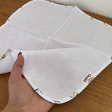 Fralda de Boca Slim Premium 100% Algodão - Borboletas