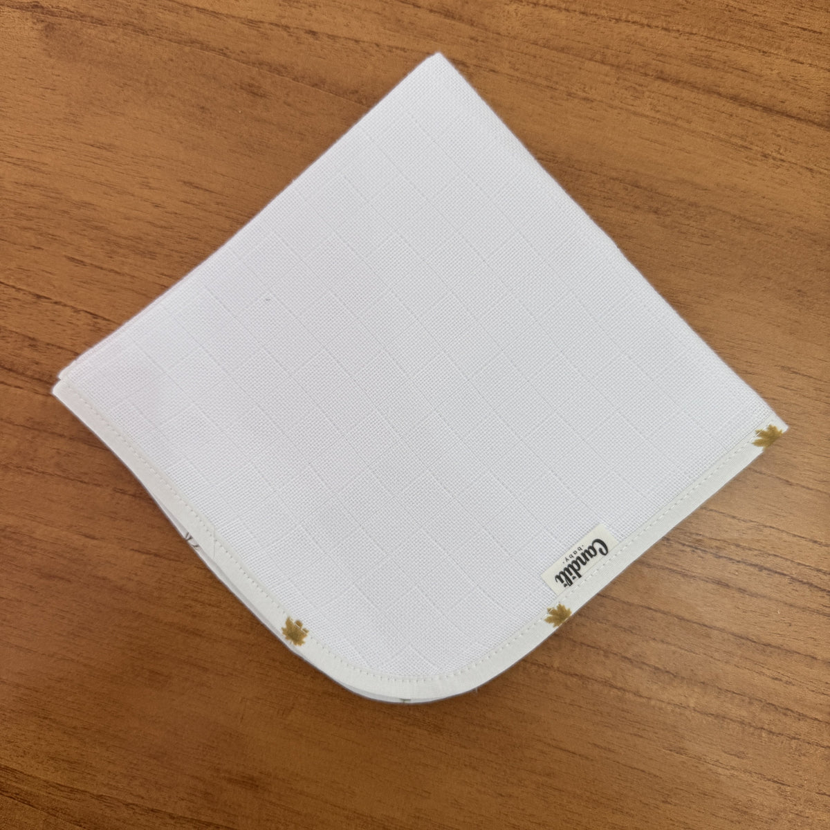 Fralda de Boca Slim Premium 100% Algodão - Folhas de Outono
