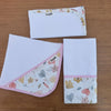 Kit Enxoval Fraldas de Boca 3 Peças – Floral