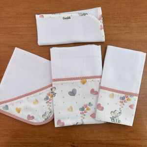 Kit Enxoval Encanto 4 Peças – Elefantinha