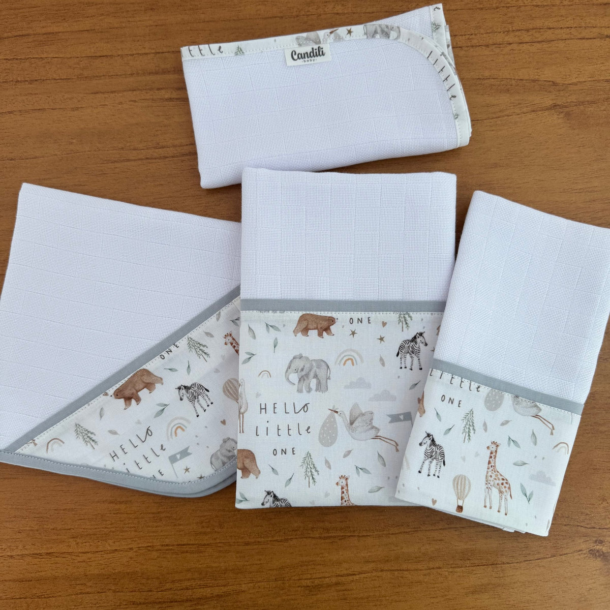 Kit Enxoval Encanto 4 Peças – Safari Baby