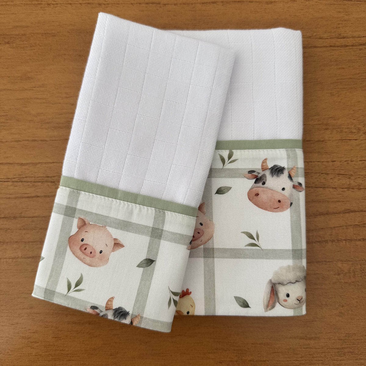 Kit Enxoval Amamentação 2 Peças – Turminha da Fazenda