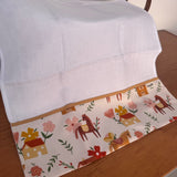 Kit Enxoval Essencial 5 Peças – Cavalinhos e Flores