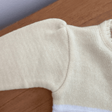 Saída de Maternidade Menina Tricô Amarelo - 2 Peças