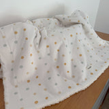 Cobertor Carneirinho - Bolinhas Neutras