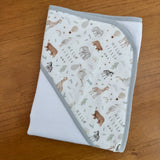 Toalha Fralda de Banho com Capuz Premium - Safari Baby