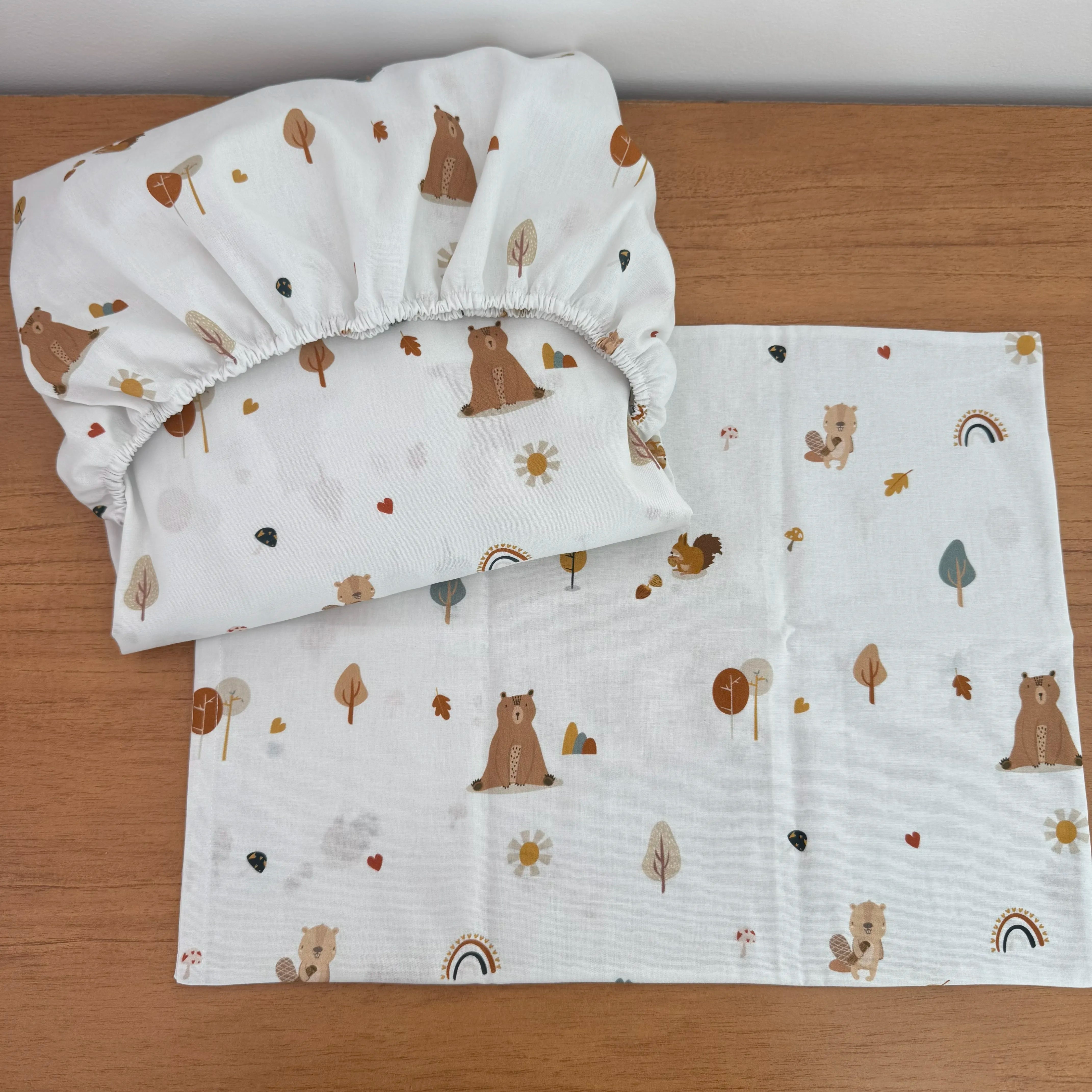 Jogo de Lençol 2 Peças - Amigo Urso