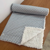 Kit Maternidade 20 peças - Xadrez Azul