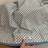 Manta Dupla Face - Xadrez Azul