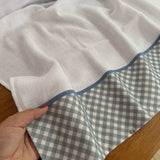 Fralda Multiuso - Xadrez Azul