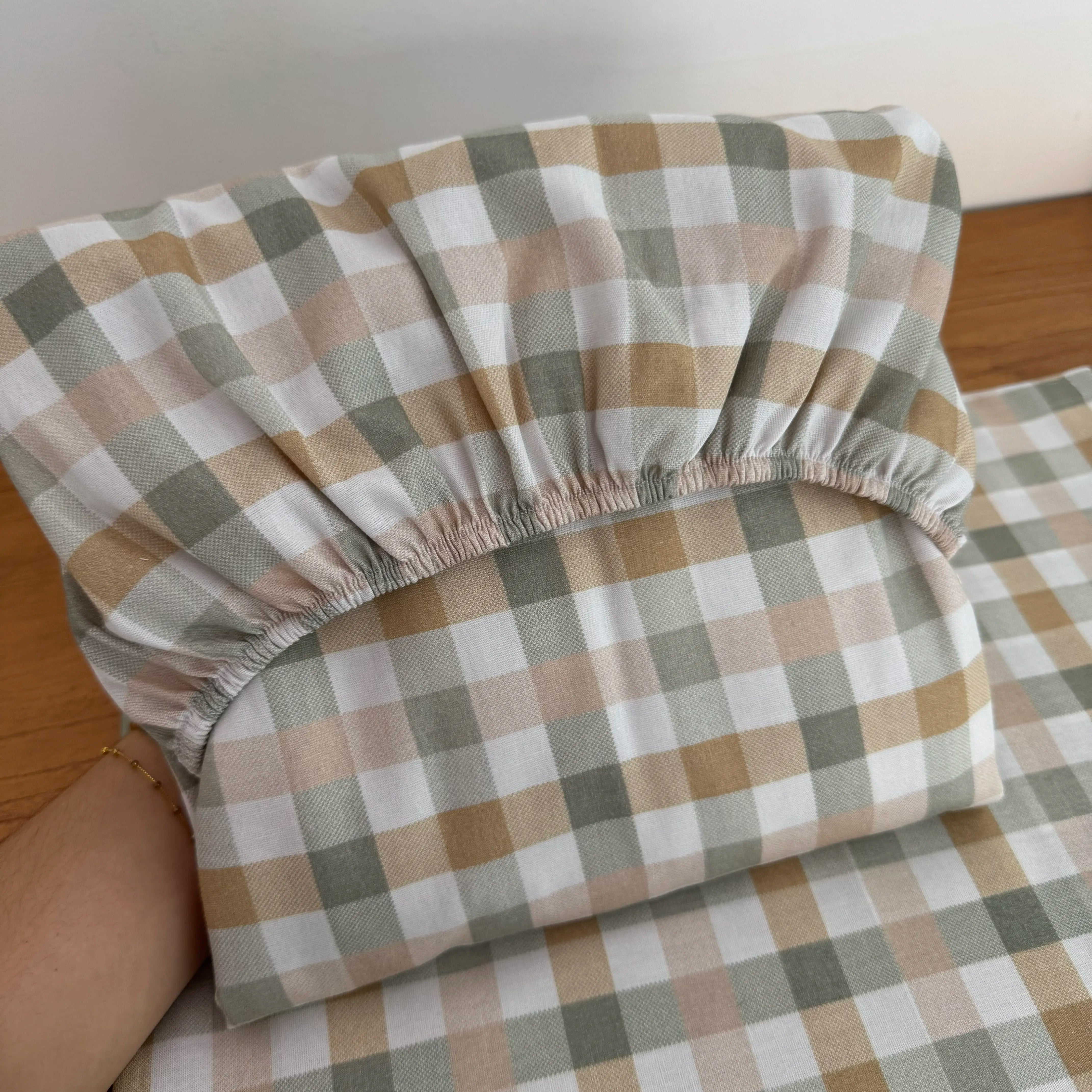 Jogo de Lençol 2 Peças - Xadrez e Cores