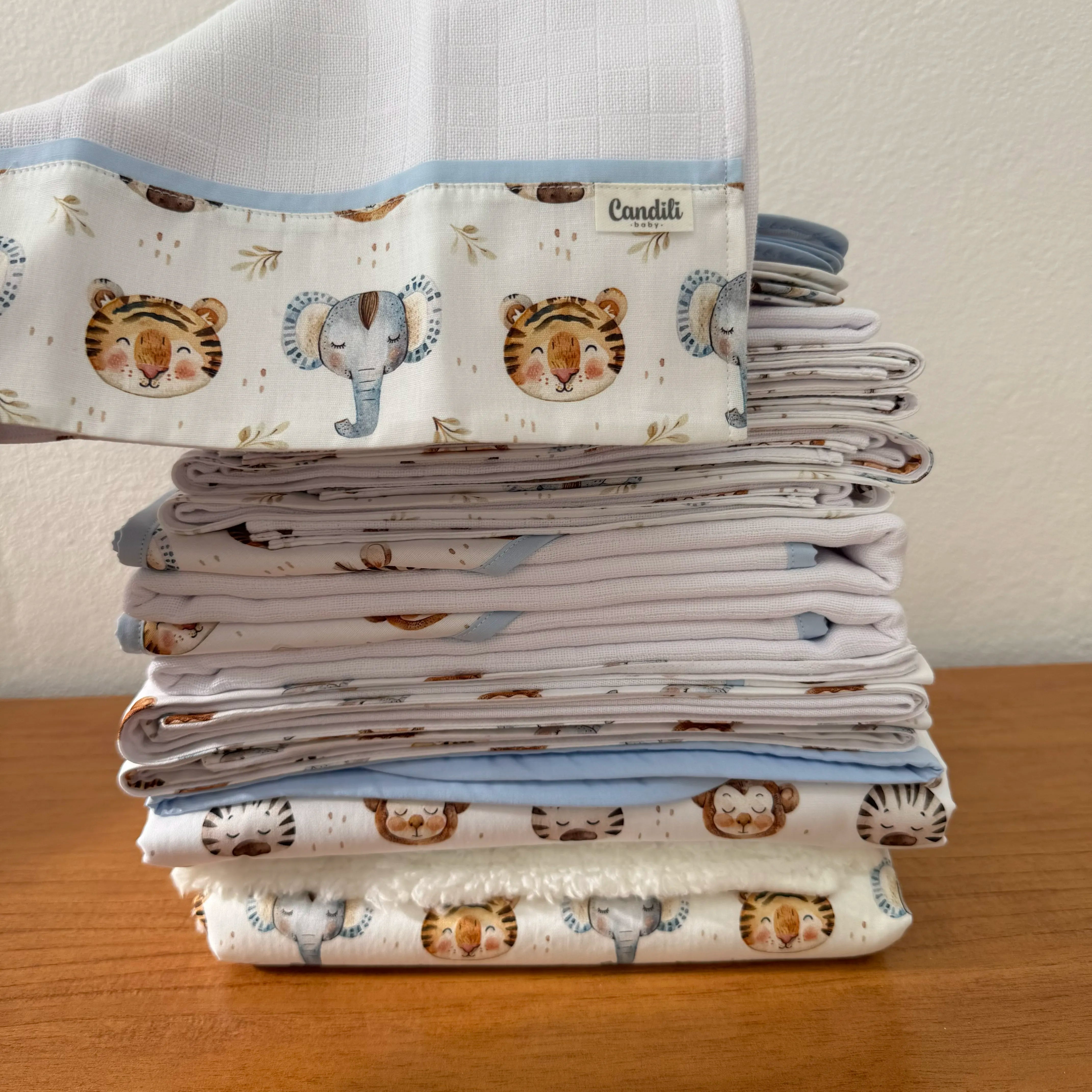 Kit Maternidade 20 peças - Animais da Savana