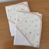 Kit Maternidade 20 peças - Bolinhas Rosas