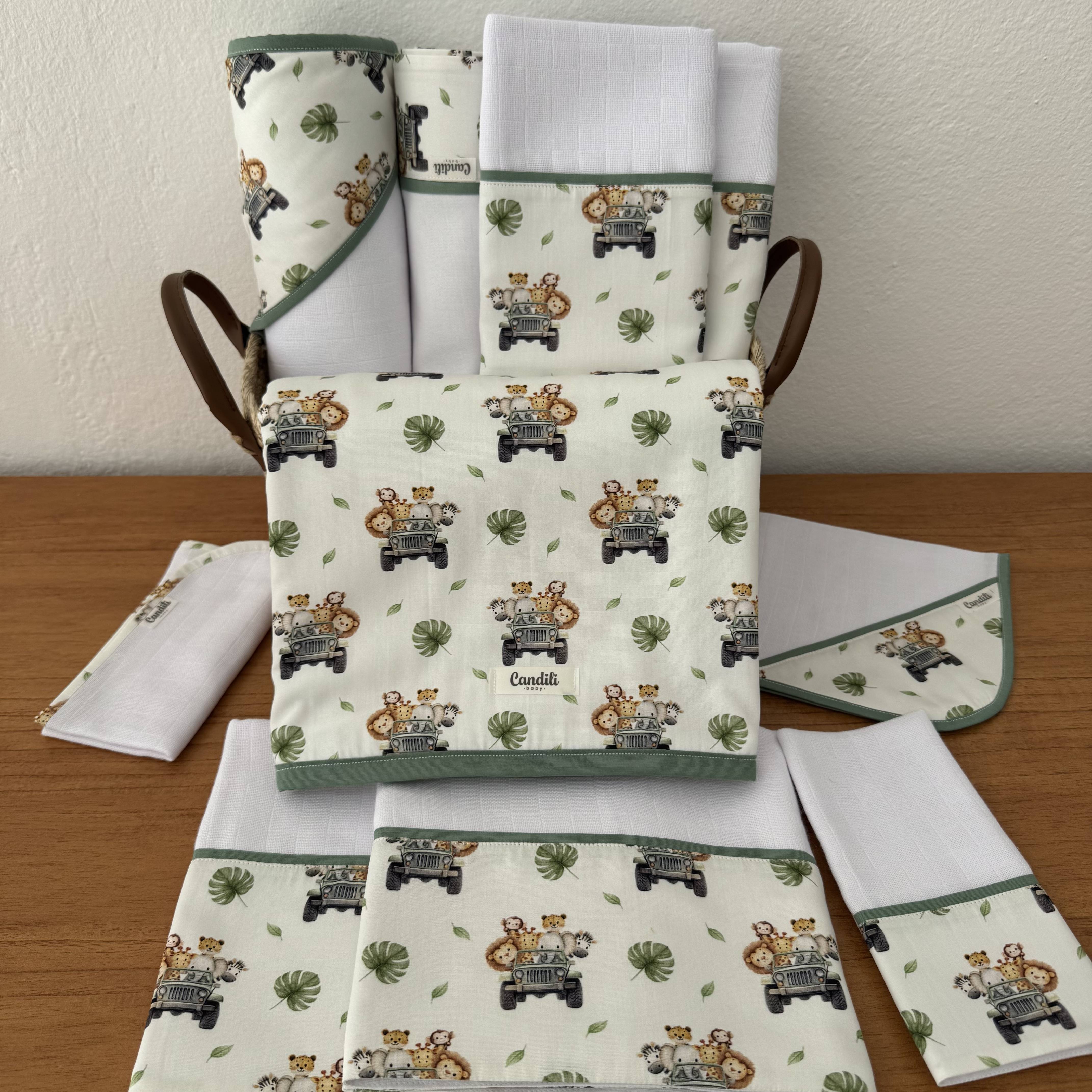 Kit Ternura 10 peças - Passeio no Safári