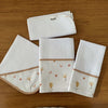 Kit Encanto 4 Peças: Fraldas de Boca e Fralda de Ombro - Flores do Bosque