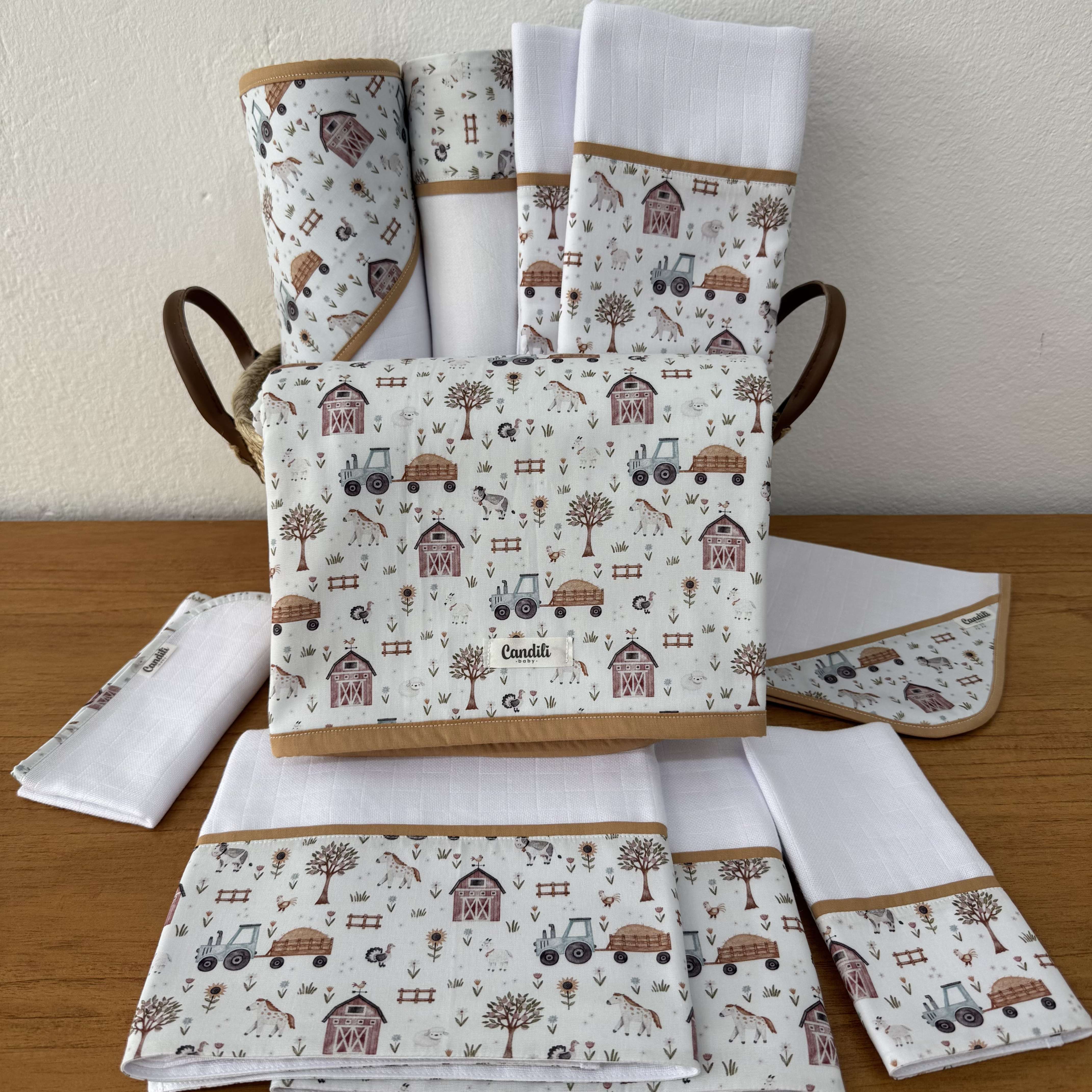 Kit Ternura 10 peças - Fazendinha
