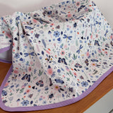 Manta Dupla Face - Borboletas e Libélulas