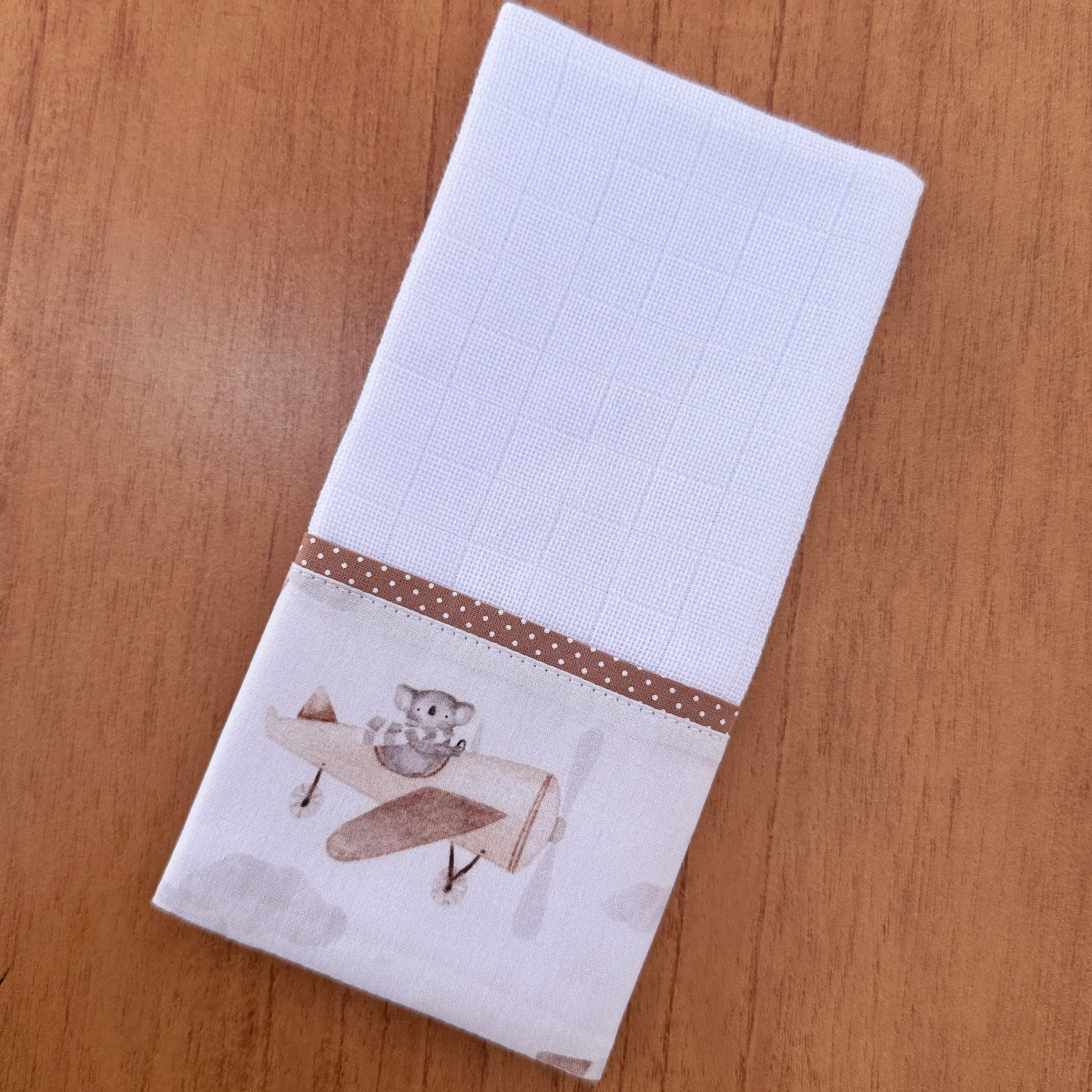 Kit Fraldas de Boca 3 Peças - Animais Aviadores