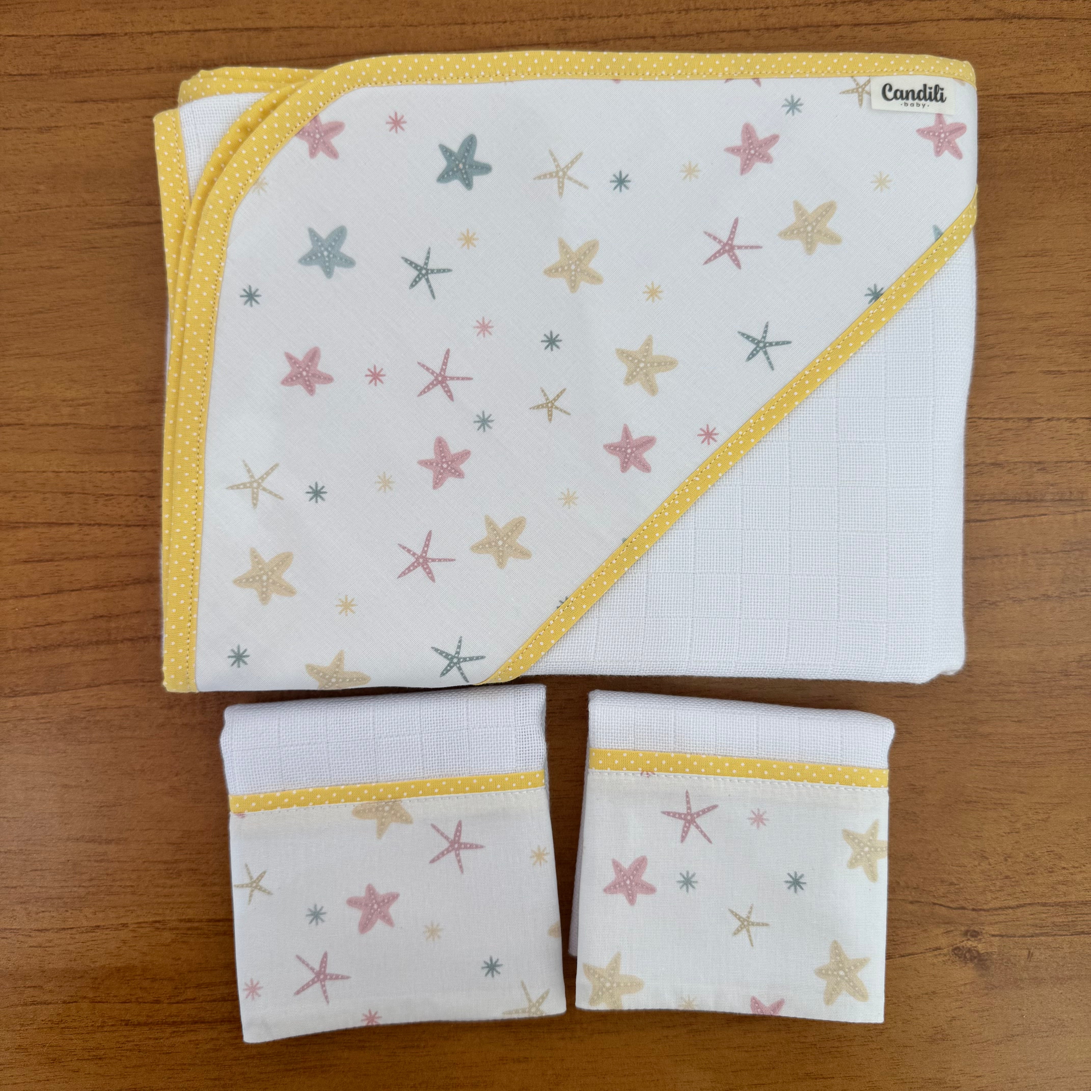 Kit Estrela do Mar 3 Peças