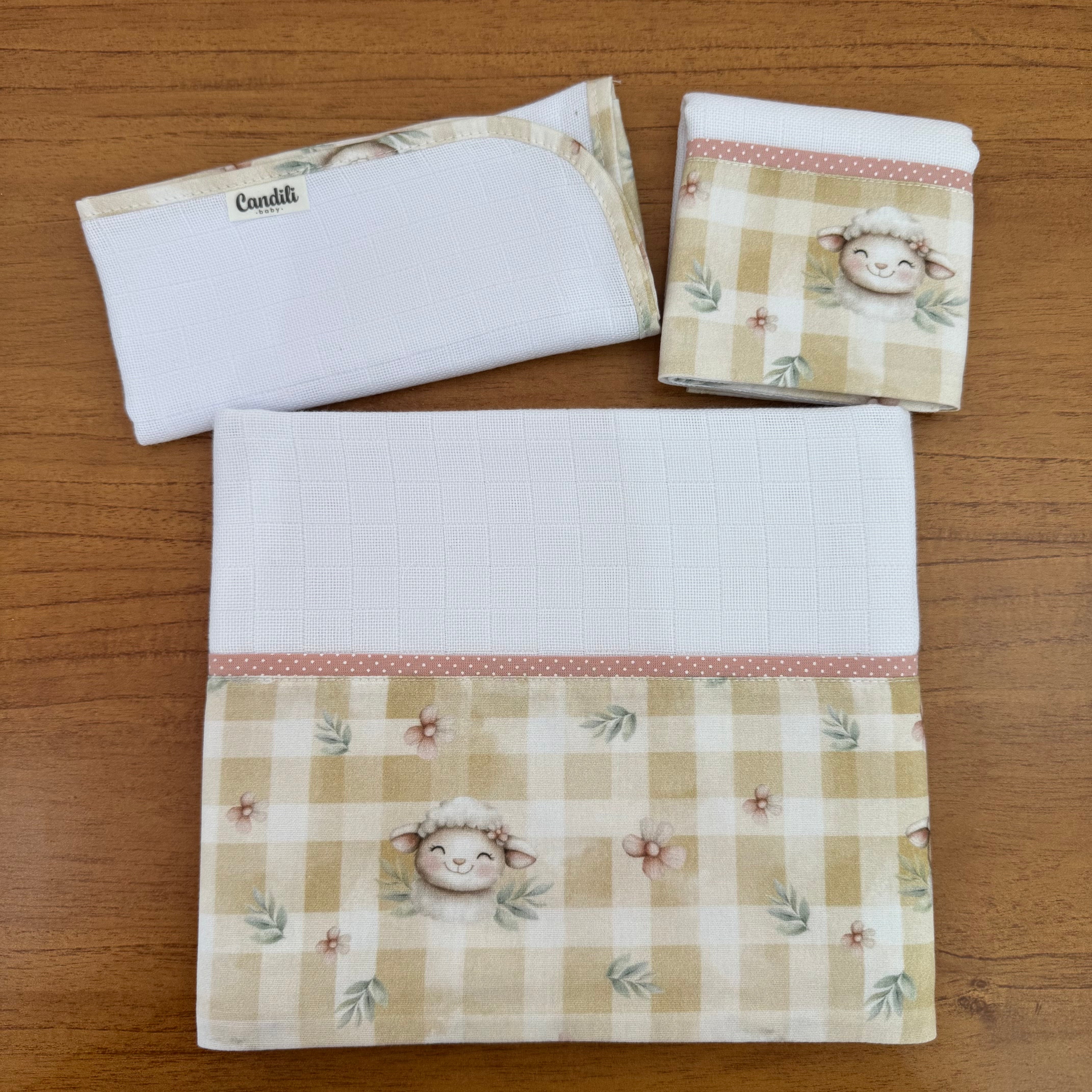 Kit Ovelhinhas 3 Peças