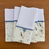 Kit Passeio 3 Peças: Fralda de Boca, Fralda de Ombro e Fralda Multiuso - Patos