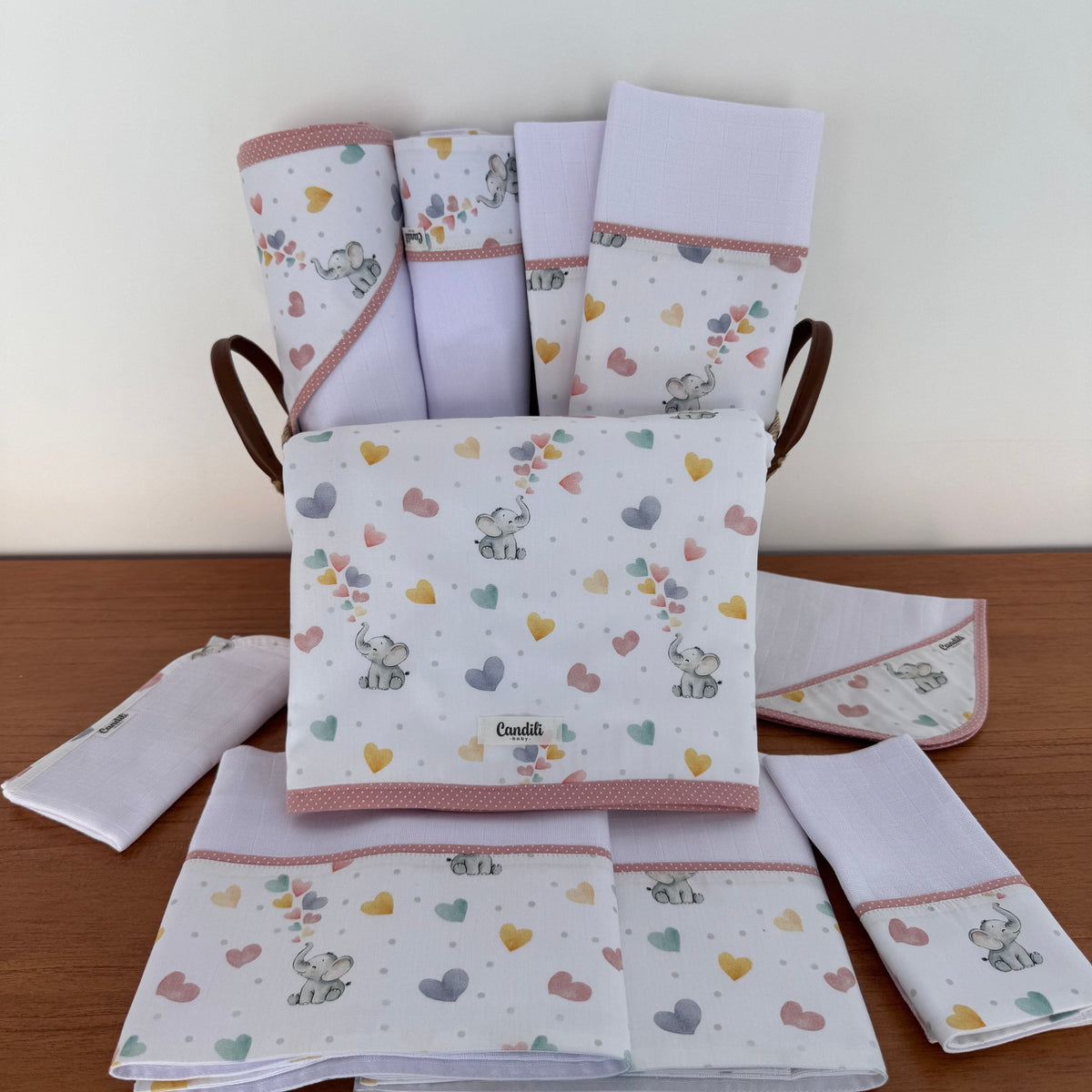 Kit Enxoval Ternura 10 peças – Elefantinha