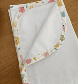 Cueiro Flanelado Premium 100% Algodão - Floral