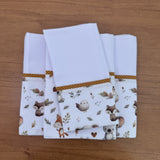 Kit Enxoval Passeio 3 Peças – Bichinhos na Floresta