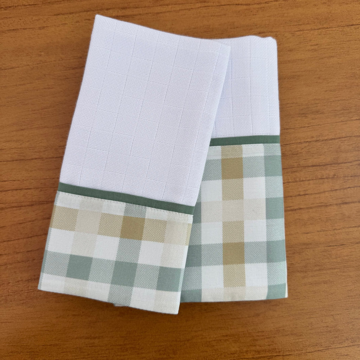 Kit Enxoval Amamentação 2 Peças – Xadrez Verde