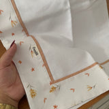 Cueiro Flanelado Premium 100% Algodão - Flores do Bosque