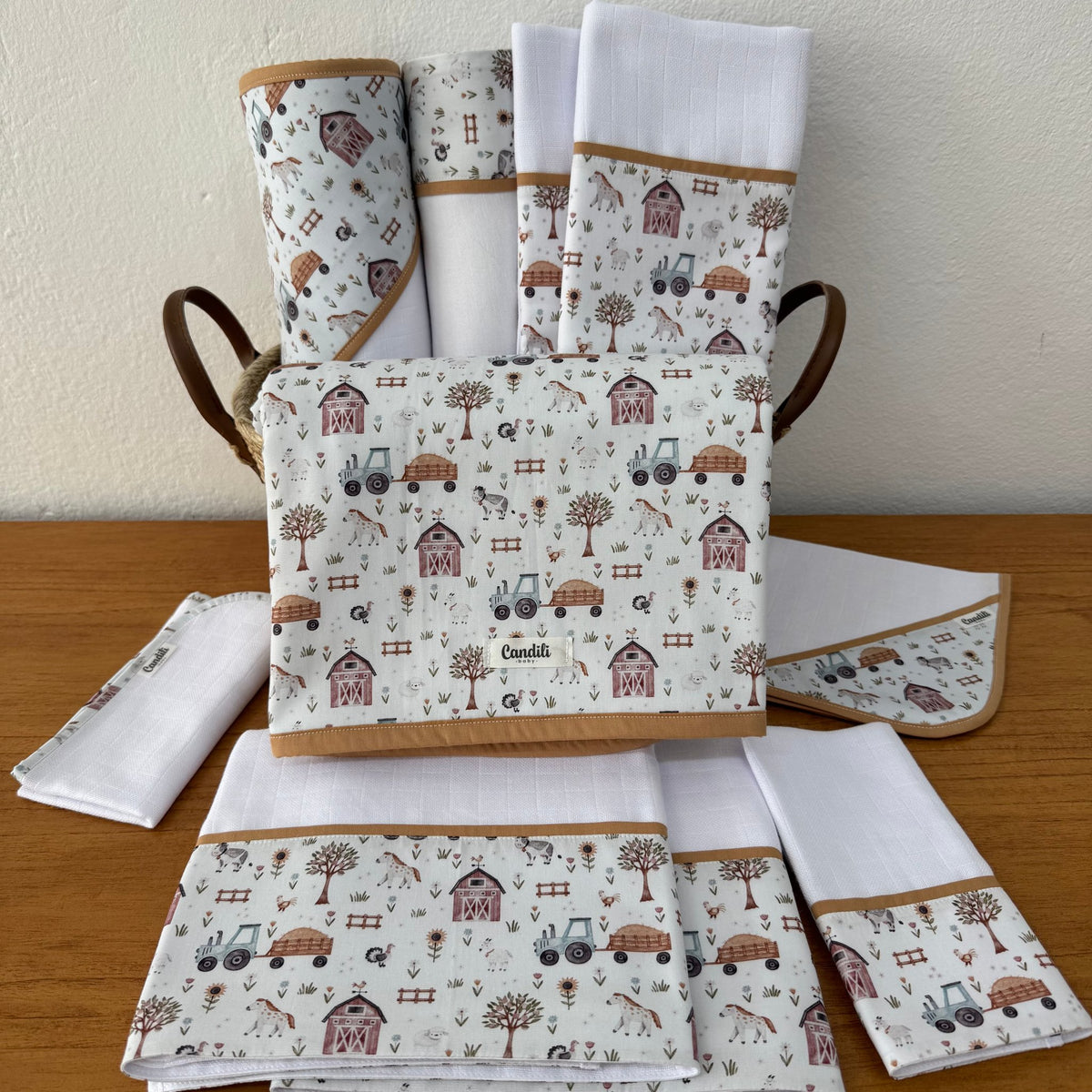 Kit Enxoval Ternura 10 peças – Fazendinha