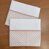 Kit Maternidade 20 peças - Xadrez Rosa