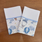 Kit Enxoval Ternura 10 peças – Balões e Paraquedas Azul