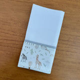 Kit Essencial 5 Peças: Fraldas de Boca, Fralda de Ombro e Fralda Multiuso - Safari Baby