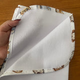 Cueiro Flanelado Premium 100% Algodão - Animais da Savana