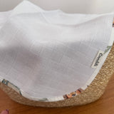 Fralda de Boca Slim Premium 100% Algodão - Leão e Jacaré