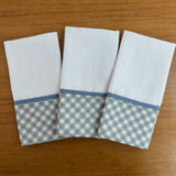 Kit Maternidade 20 peças - Xadrez Azul