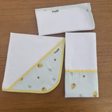 Kit Enxoval Ternura 10 peças – Abelhas e Colmeias