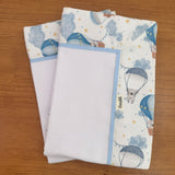 Kit Maternidade 20 peças - Balões e Paraquedas Azul