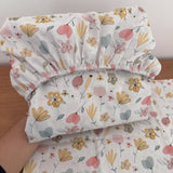 Jogo de Lençol 2 Peças 100% Algodão - Floral