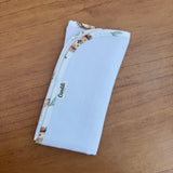 Fralda de Boca Slim Premium 100% Algodão - Leão e Jacaré